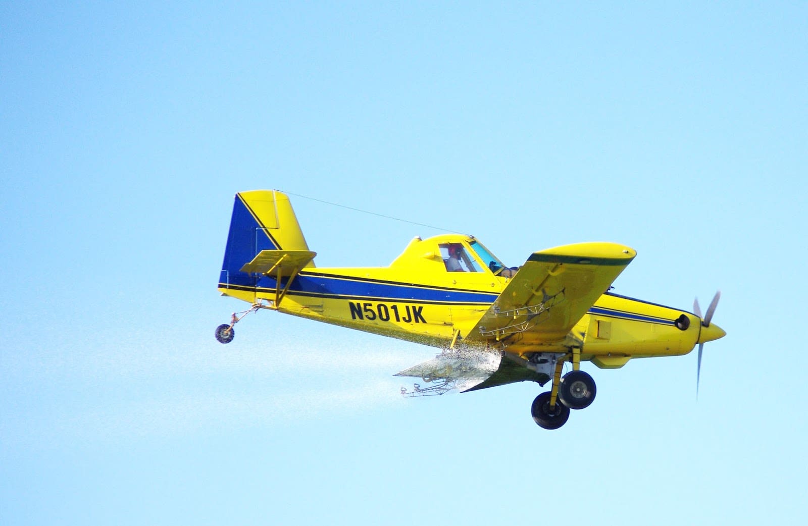 Crop duster near Newport KS