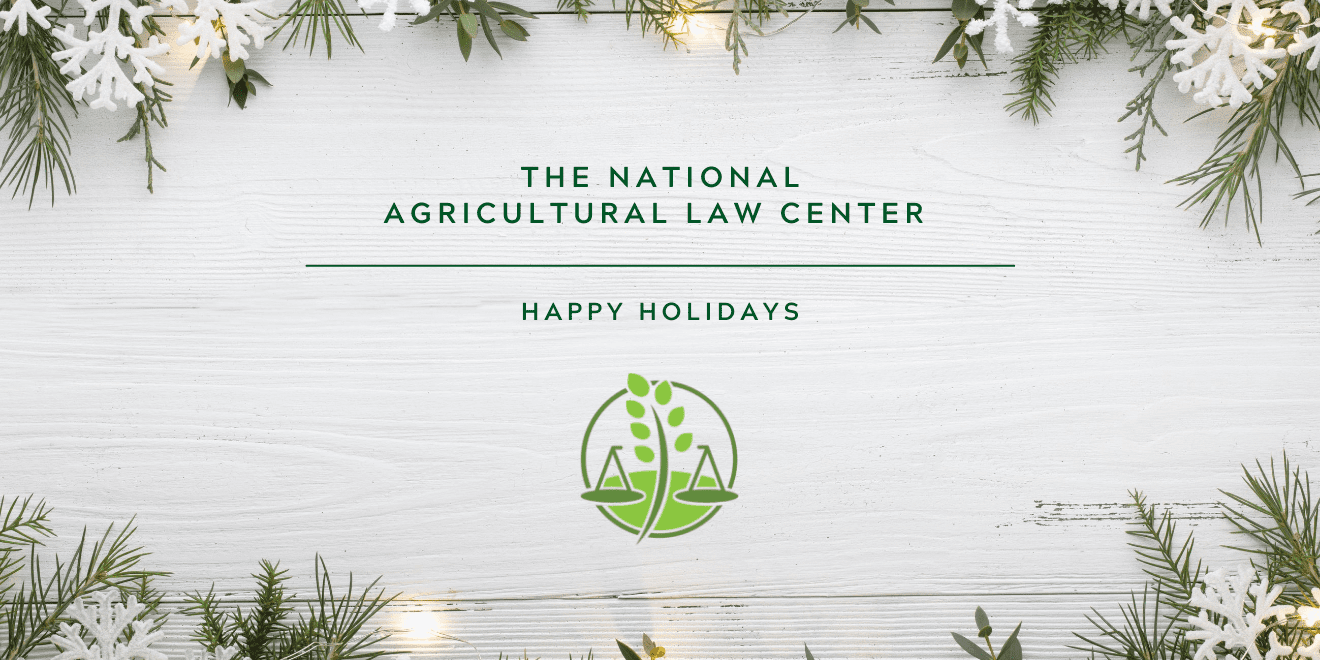 Closed for the Holidays